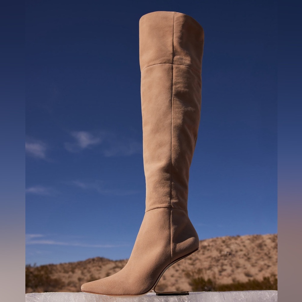Cult Gaia Yasmina Boot Sand over the knee boots